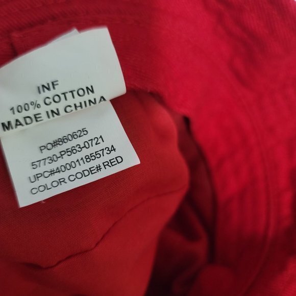 Universal Studios Infant Red Dr. Seuss Thing 1 Thing 2‎ Embroidered Bucket Hat - Picture 5 of 7